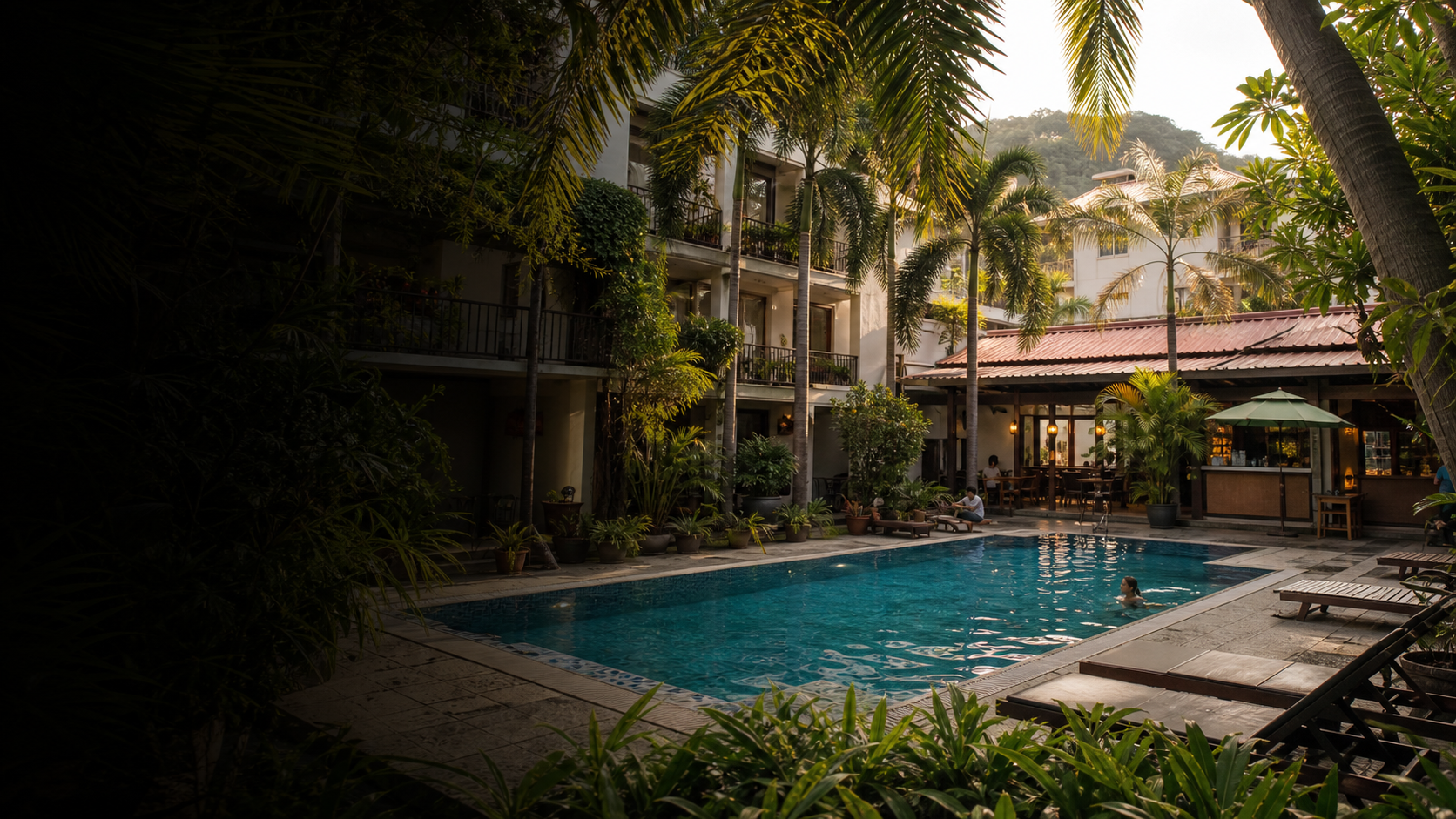 Palmview Resort AI-generated hero illustration inspired by Nanai Road Patong